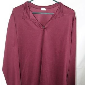 Burgundy Quarter Zip